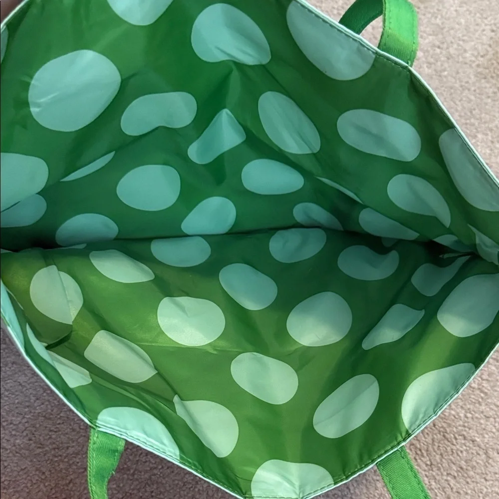 Kate Spade Mint Green Polka Dot Tote